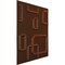 Ekena Millwork 11 7/8in. W x 11 7/8in. H Oslo EnduraWall Decorative 3D Wall Panel Covers 0.98 Sq. Ft. WP12X12OSDRU - alternate 2